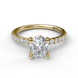 18Kt Yellow Gold Bridal Engagement Rings