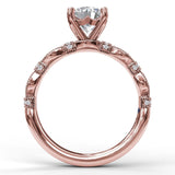 18Kt Rose Gold Bridal Engagement Rings