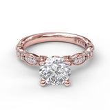 18Kt Rose Gold Bridal Engagement Rings