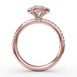 14Kt Rose Gold Bridal Engagement Rings