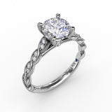 18Kt White Gold Bridal Engagement Rings