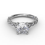 18Kt White Gold Bridal Engagement Rings