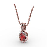 14Kt Rose Gold Color Fashion Pendants