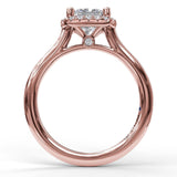 18Kt Rose Gold Bridal Engagement Rings