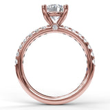 14Kt Rose Gold Bridal Engagement Rings