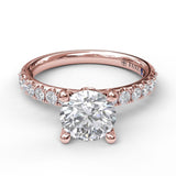 14Kt Rose Gold Bridal Engagement Rings