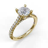 14Kt Yellow Gold Bridal Engagement Rings