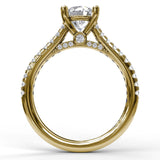 14Kt Yellow Gold Bridal Engagement Rings