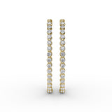 18Kt Yellow Gold Diamond Fashion Earrings
