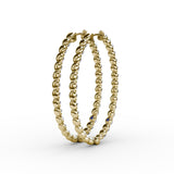18Kt Yellow Gold Diamond Fashion Earrings
