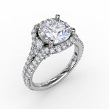 14Kt White Gold Bridal Engagement Rings