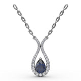 14Kt White Gold  Color Fashion Pendants