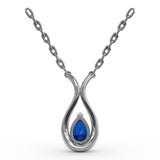 14Kt White Gold  Color Fashion Pendants