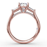 18Kt Rose Gold Bridal Engagement Rings