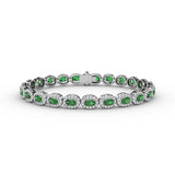 14Kt White Gold Color Fashion Bracelets