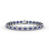 14Kt White Gold Color Fashion Bracelets