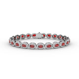 14Kt White Gold Color Fashion Bracelets