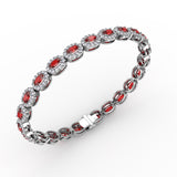 14Kt White Gold Color Fashion Bracelets