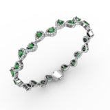 14Kt White Gold Color Fashion Bracelets