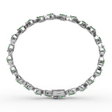 14Kt White Gold Color Fashion Bracelets