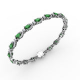 14Kt White Gold Color Fashion Bracelets