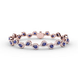 Decorated Sapphire and Diamond Bracelet