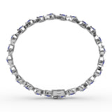 14Kt White Gold Color Fashion Bracelets