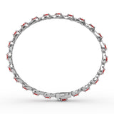 14Kt White Gold Color Fashion Bracelets