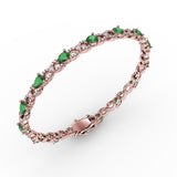 14Kt Rose Gold Color Fashion Bracelets