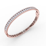 14Kt Rose Gold Color Fashion Bangles