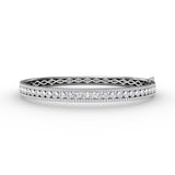 14Kt White Gold Color Fashion Bangles