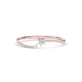 18Kt Rose Gold Diamond Fashion Bangles