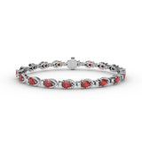 14Kt White Gold Color Fashion Bracelets