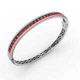 14Kt White Gold Color Fashion Bangles