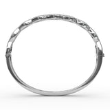 14Kt White Gold Color Fashion Bangles