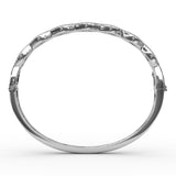 14Kt White Gold Color Fashion Bangles