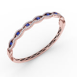 14Kt Rose Gold Color Fashion Bangles