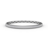 14Kt White Gold Color Fashion Bangles