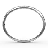 14Kt White Gold Color Fashion Bangles