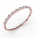 14Kt Rose Gold Color Fashion Bangles