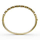 14Kt Yellow Gold Color Fashion Bangles