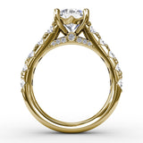 18Kt Yellow Gold Bridal Engagement Rings