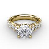 18Kt Yellow Gold Bridal Engagement Rings