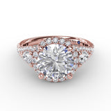 18Kt Rose Gold Bridal Engagement Rings