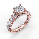 18Kt Rose Gold Bridal Engagement Rings