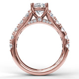 18Kt Rose Gold Bridal Engagement Rings