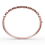 14Kt Rose Gold Color Fashion Bangles