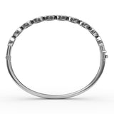 14Kt White Gold Color Fashion Bangles