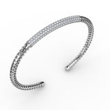 14Kt White Gold Color Fashion Bangles