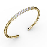 14Kt Yellow Gold Color Fashion Bangles